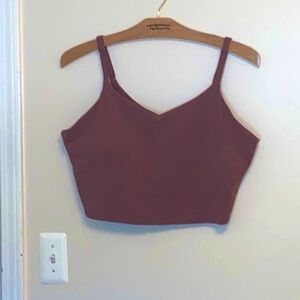 Athleta Elation Cropped Built-In Bra Tank 3X